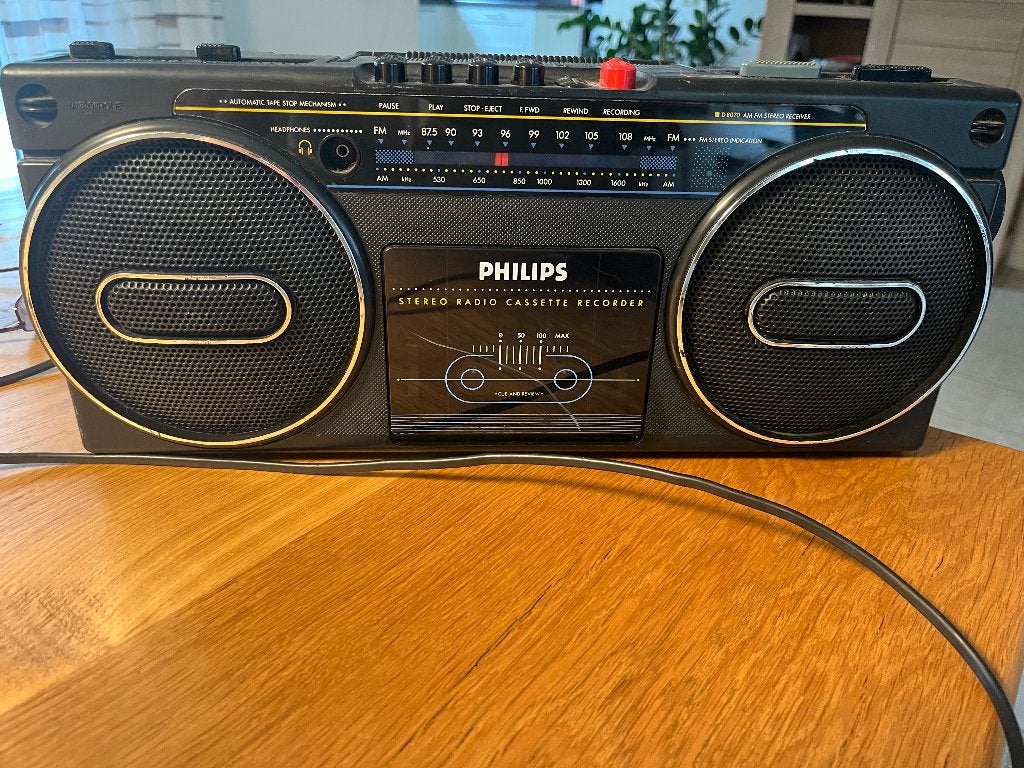 radio cassette Philips, Ophalen, Gebruikt