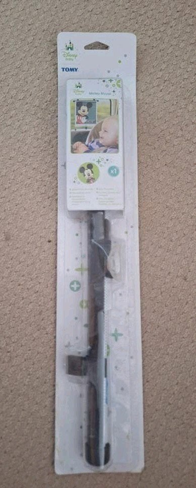 Disney Baby Tomy Mickey Mouse Auto Zonnescherm, Ophalen of Verzenden, Nieuw