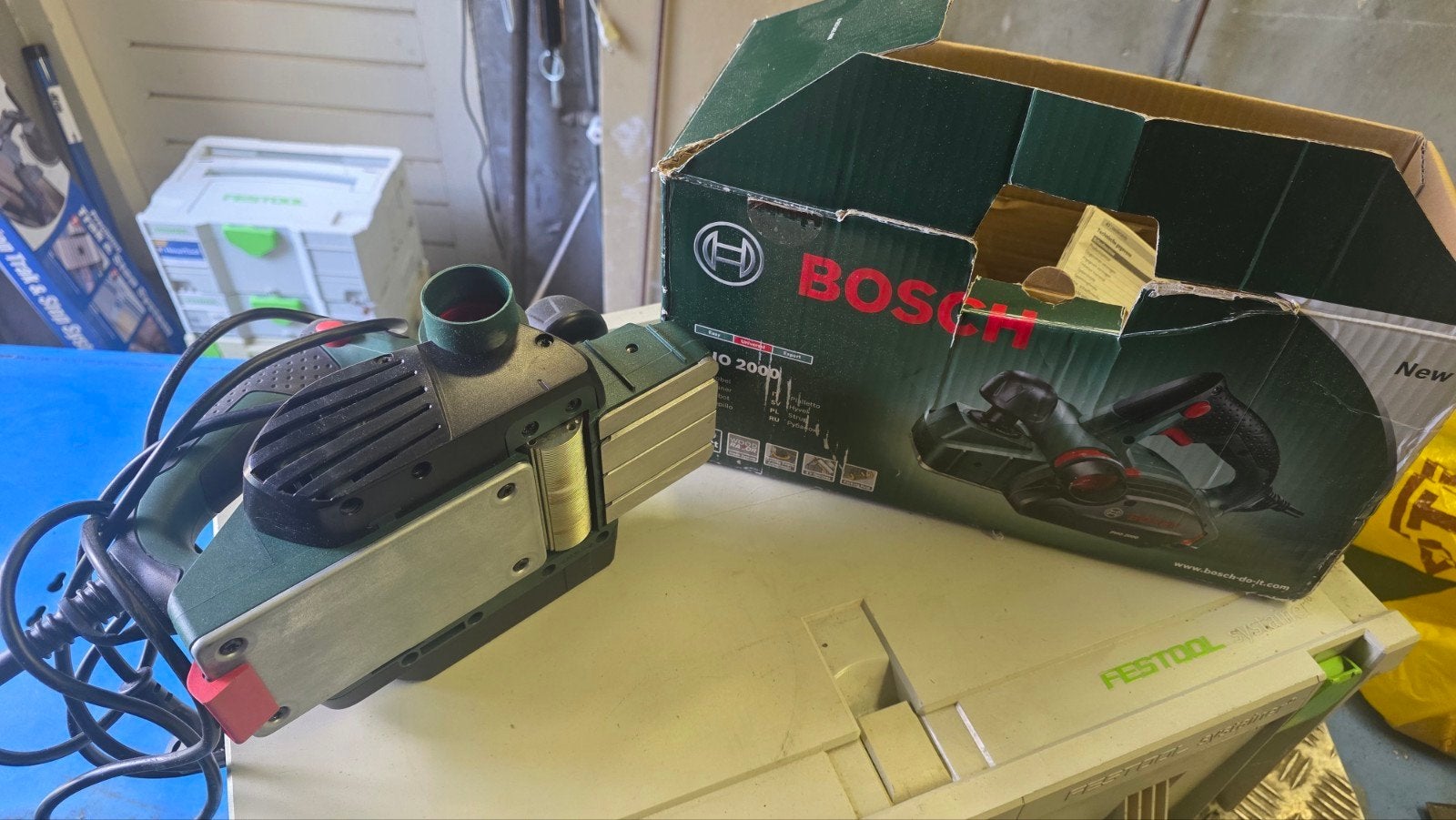 Bosch PHO 2000 elektrische schaafmachine, Ophalen of Verzenden, Gebruikt
