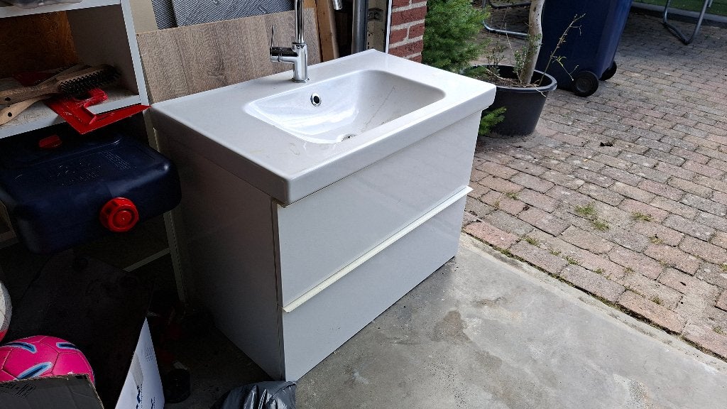 Wasbak, Ophalen of Verzenden, Zo goed als nieuw, Wastafel