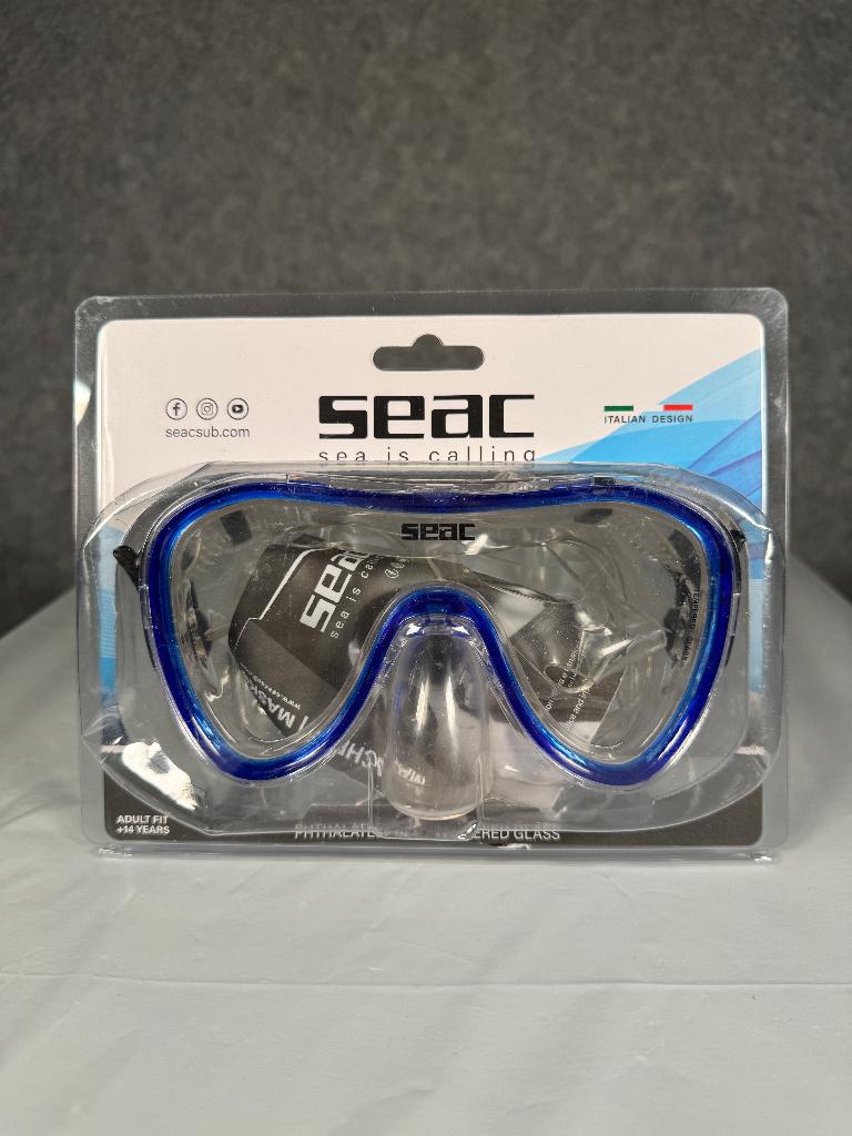 Seac tempered-glass dive mask, Watersport en Boten, Duiken, Verzenden, Nieuw, Duikbril of Snorkel