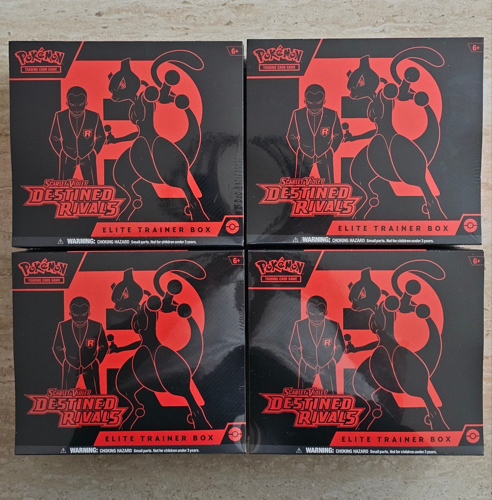 Pokémon TCG: Destined Rivals Elite Trainer Box Nieuw Sealed, Ophalen of Verzenden, Nieuw, Foil