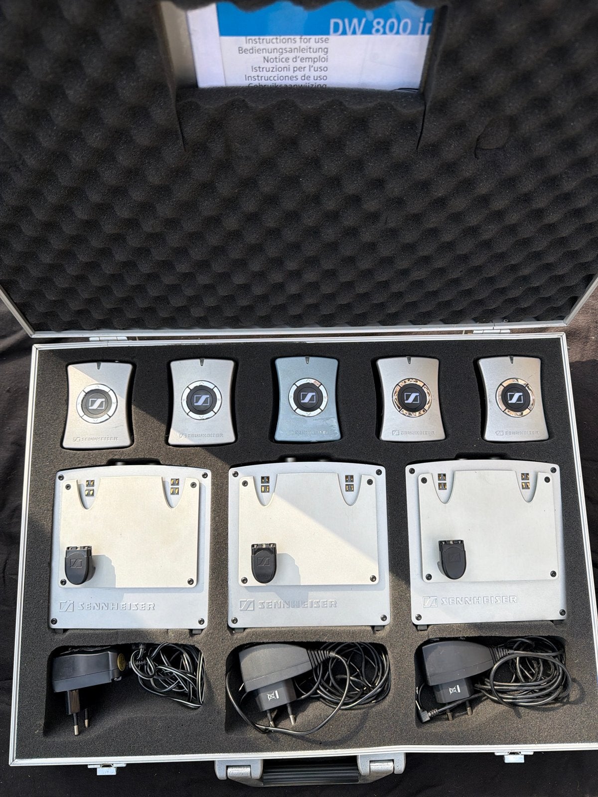 Sennheiser DW 800 Intercom Set - Defect, Ophalen of Verzenden, Niet werkend