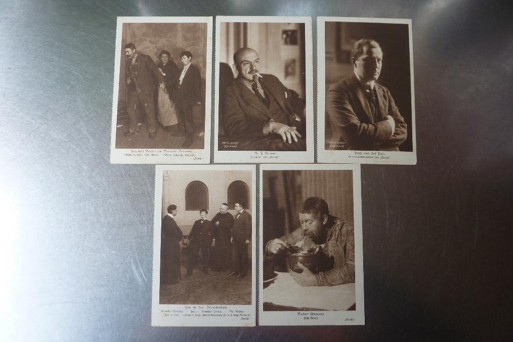 10 kaarten N.V. Vereenigd Rotterdamsch Hofstadtooneel RARE, Ophalen of Verzenden, 1920 tot 1940, Ongelopen, Cultuur en Media