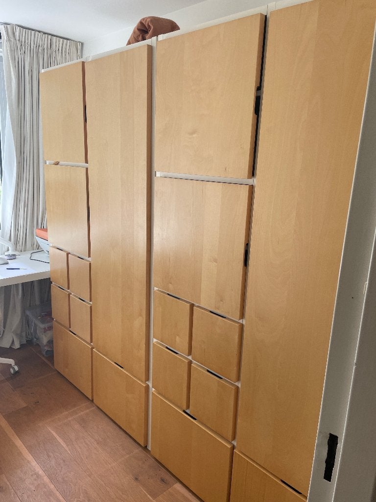 IKEA Rakke kast 2stuks, Huis en Inrichting, Kasten | Kledingkasten, Gebruikt, 100 tot 150 cm, 150 tot 200 cm, Overige houtsoorten