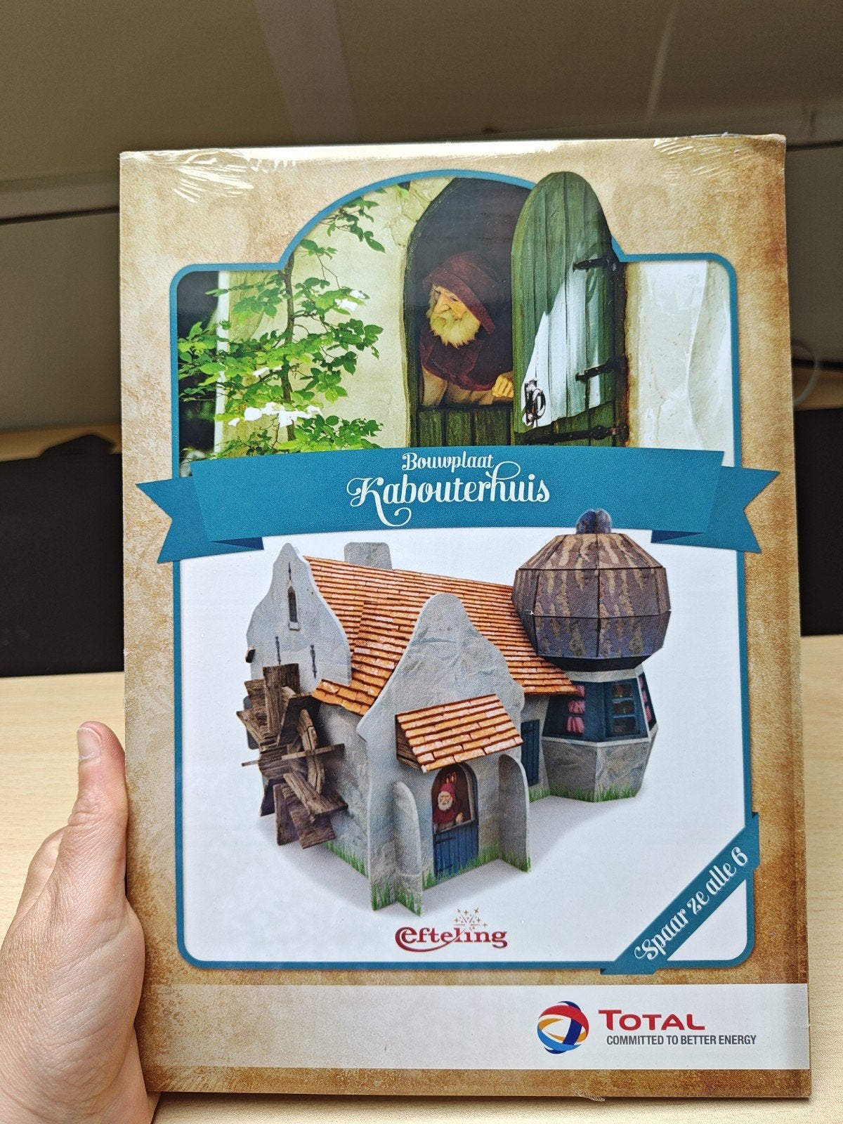 Bouwplaat Kabouterhuis Total/ Efteling, Ophalen of Verzenden, Nieuw, Overige typen