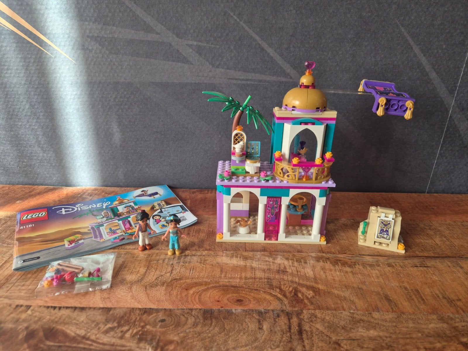 Lego Disney 41161 - Aladdin en Jasmine's Paleisavonturen, Lego, Ophalen of Verzenden, Zo goed als nieuw, Disney