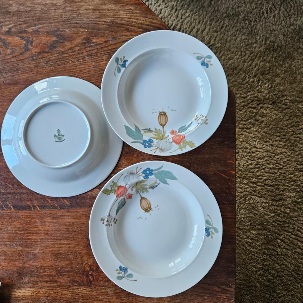 6 mooie diepe ontbijtborden van Weterling, Ophalen of Verzenden