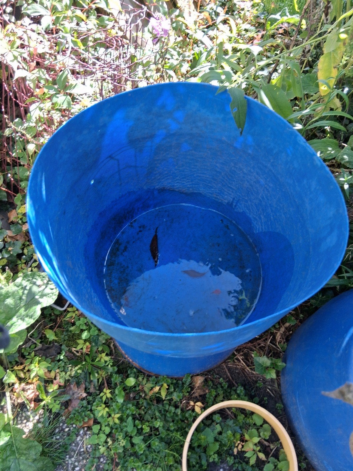 2 haĺve tonnen, Ophalen, Kunststof, Gebruikt, 40 cm of meer