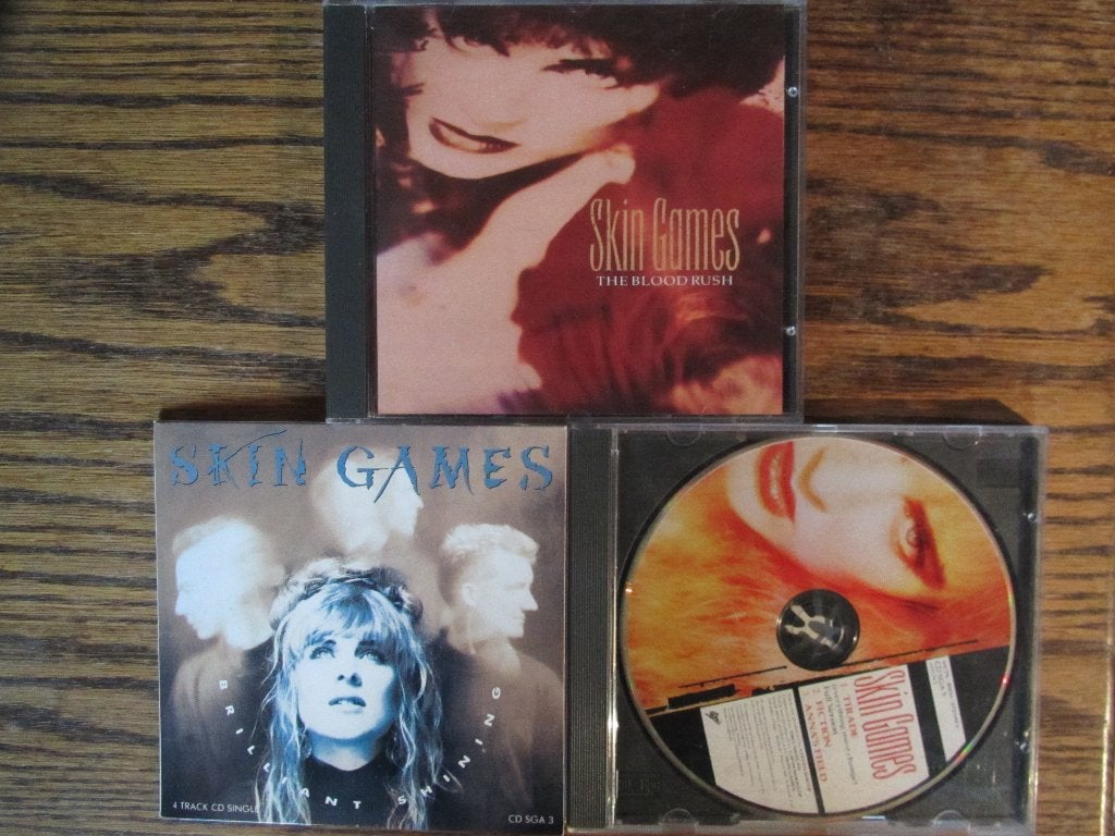 The Blood Rush + 2-cd singles - Skin Games, Ophalen of Verzenden, Zo goed als nieuw, Indie Rock, Album