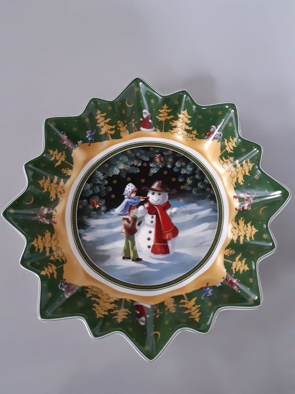 Stervormige Kerstschaal Villeroy en Boch Toy's Fantasy, Diversen, Kerst, Ophalen of Verzenden