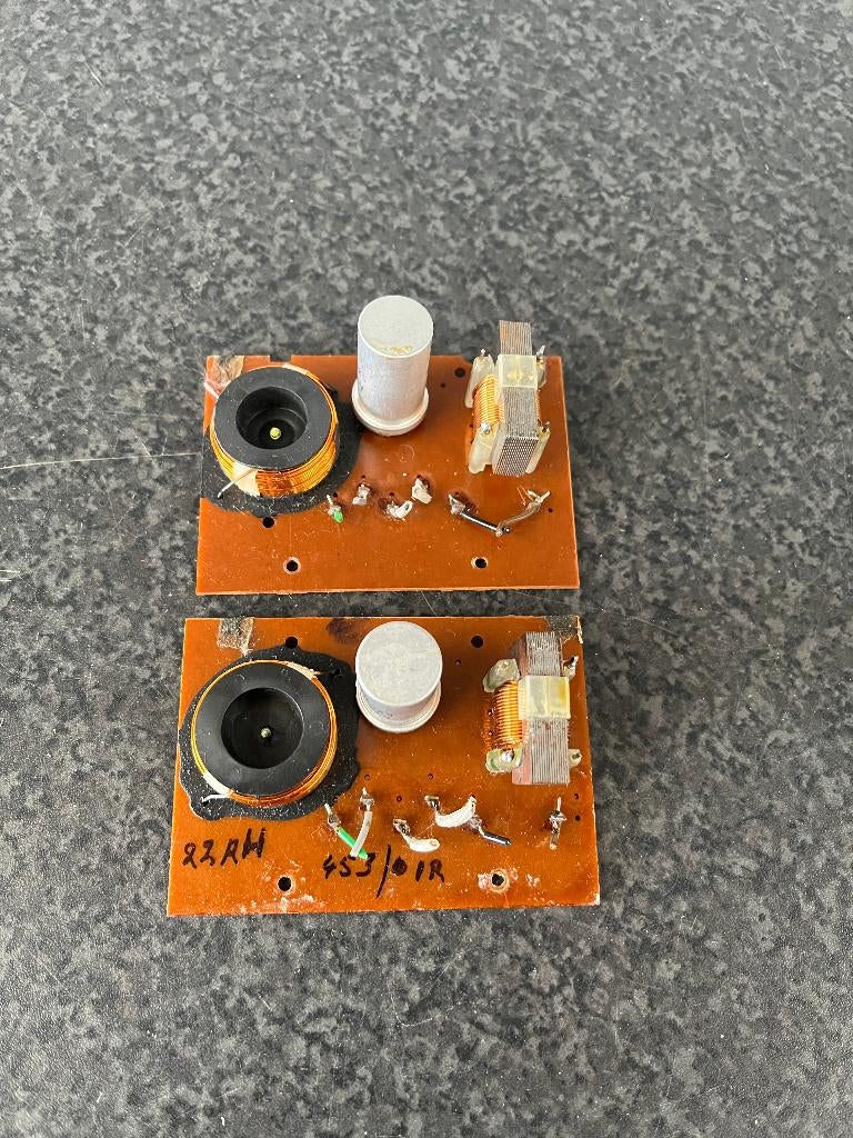 2 Philips 22RH453 luidspreker filters ., Audio, Tv en Foto, Luidsprekers, Philips, Gebruikt, Ophalen of Verzenden, Minder dan 60 watt