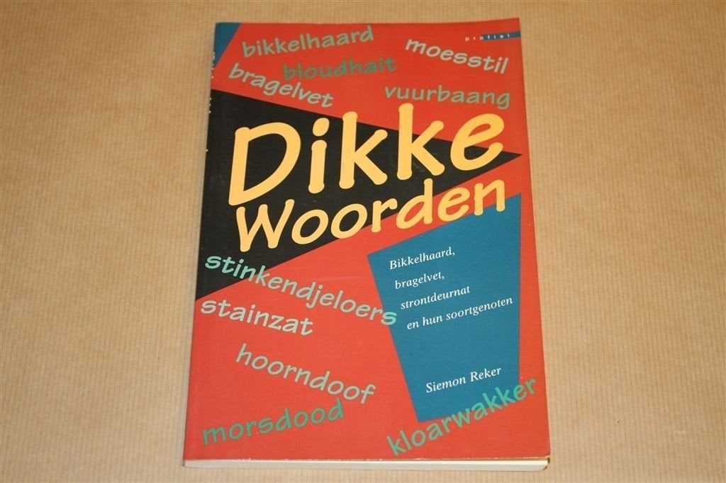 Dikke woorden. Gronings en verwante talen., Ophalen of Verzenden, Zo goed als nieuw