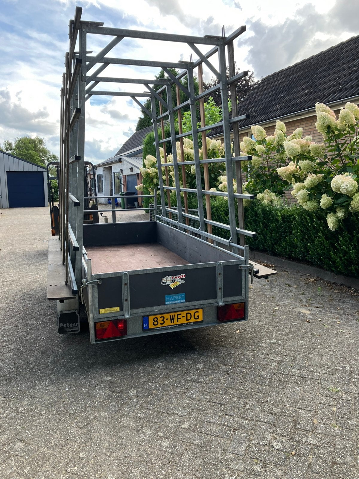 Hapert glaswagen merk Hapert, Auto diversen, Ophalen, Zo goed als nieuw