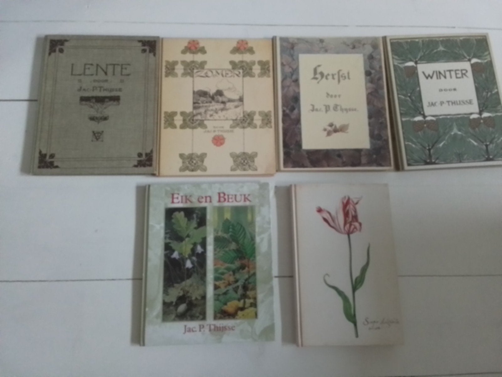 Jac. P. Thijsse boekenreeks (Lente, Zomer, Herfst, Winter,, Ophalen of Verzenden