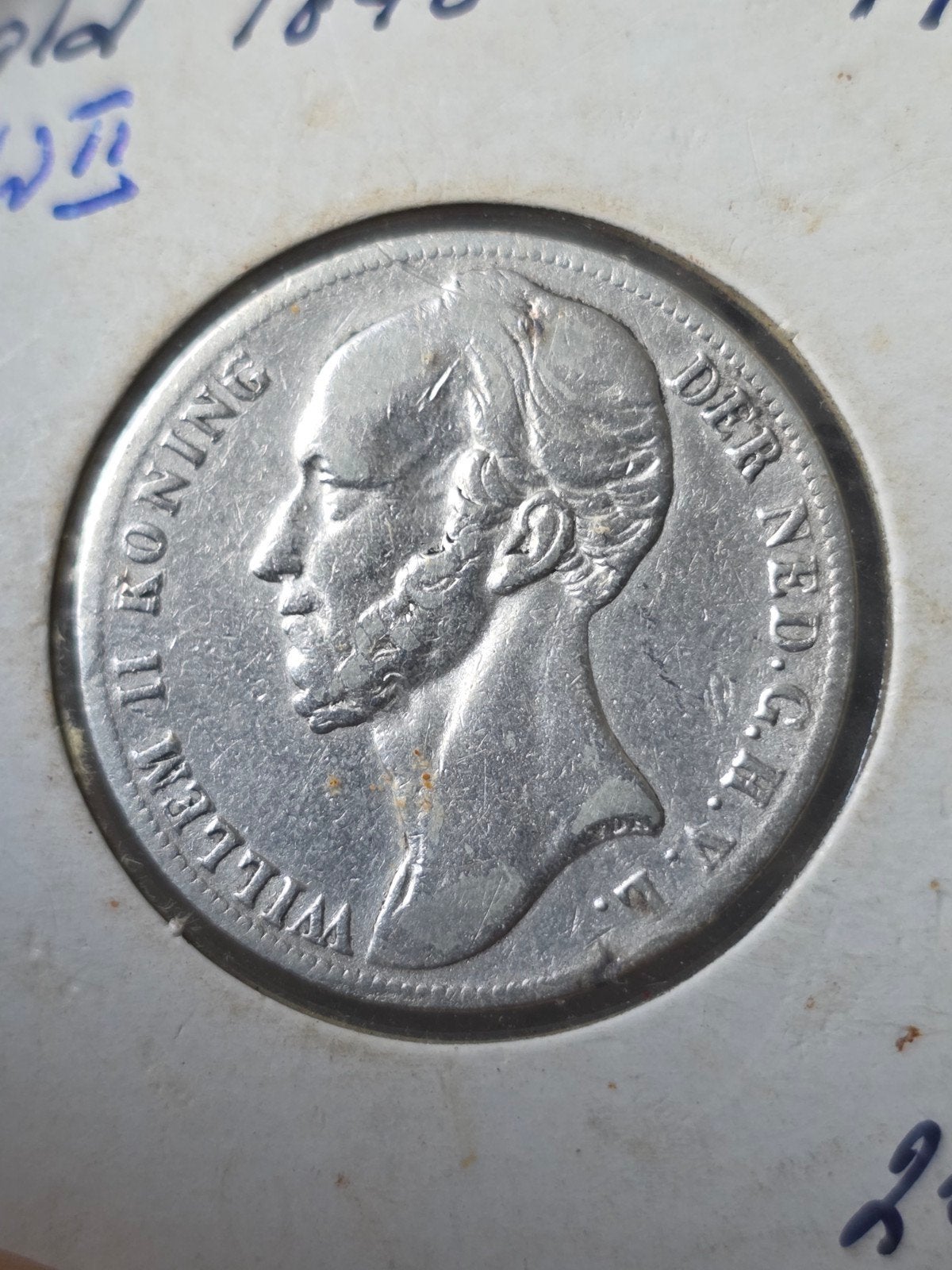 1 gulden 1848 Nederland, 1 gulden, Verzenden, Zilver, Losse munt