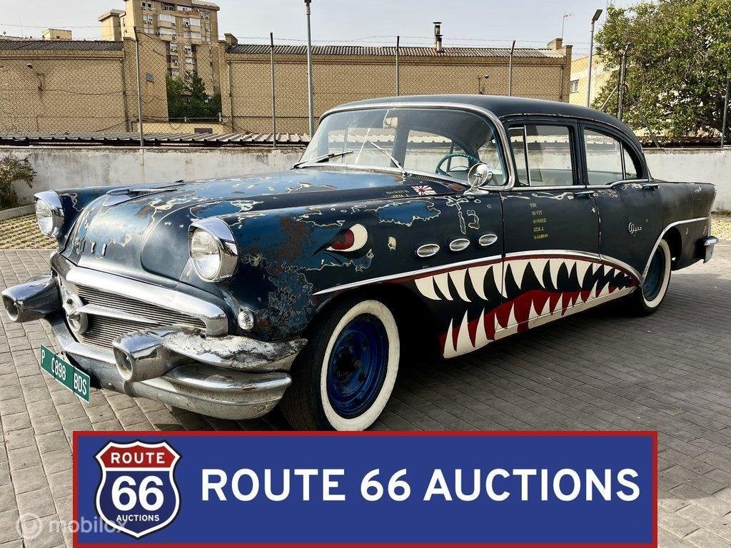 Buick Special Series 40 | 1956 | Route 66 Auctions, Overige carrosserieën, Zwart, Bedrijf, Handgeschakeld