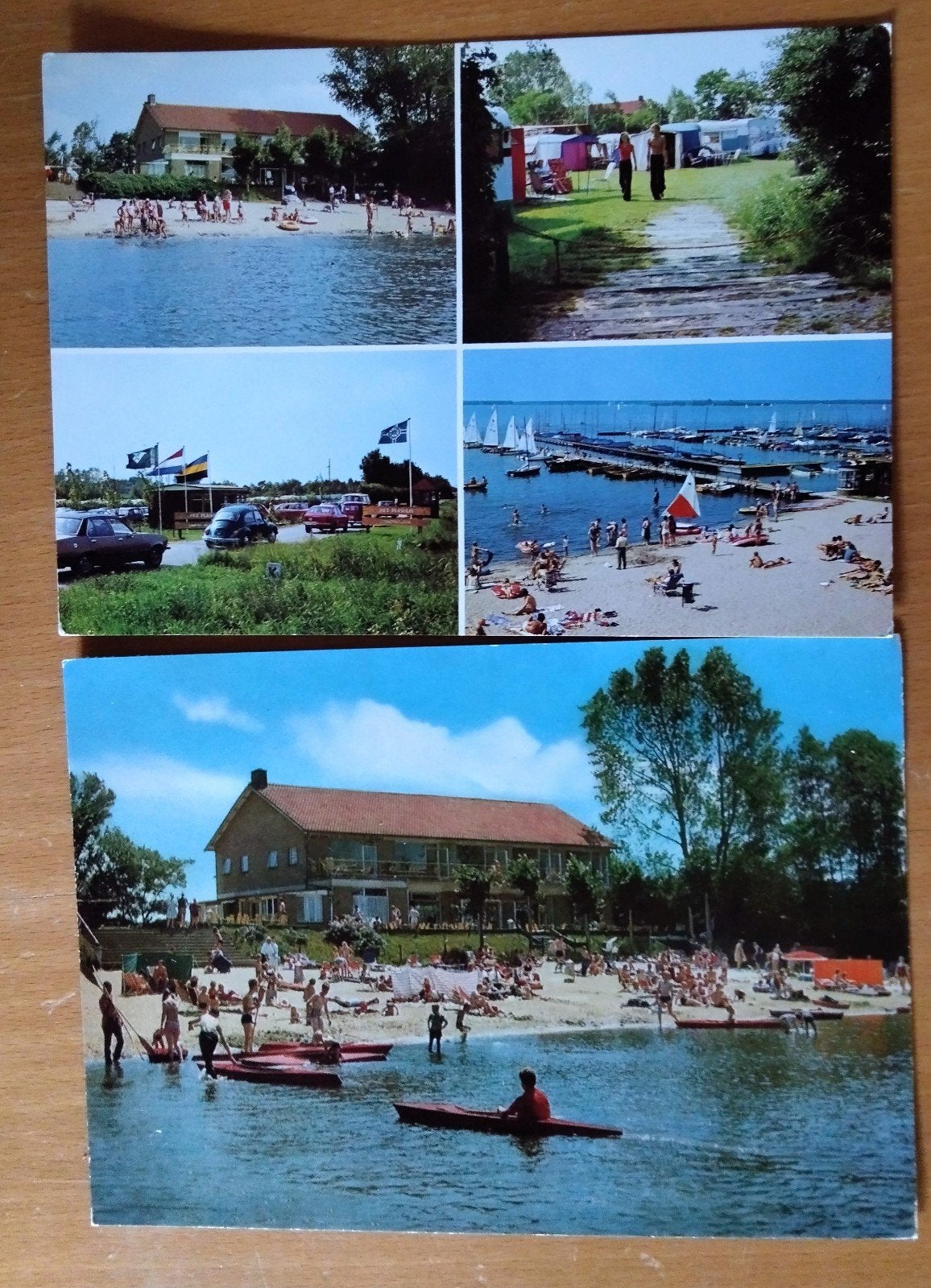 Vakantie ansichtkaarten Nunspeet jaren '60-'70, Ophalen of Verzenden, 1960 tot 1980, Gelderland