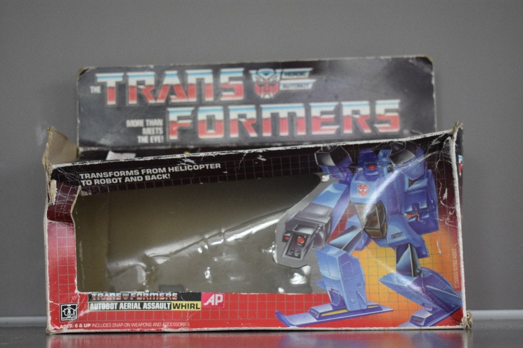 Transformers G1 Whirl box only, Verzamelen, Transformers, G1, Ophalen of Verzenden, Gebruikt, Autobots