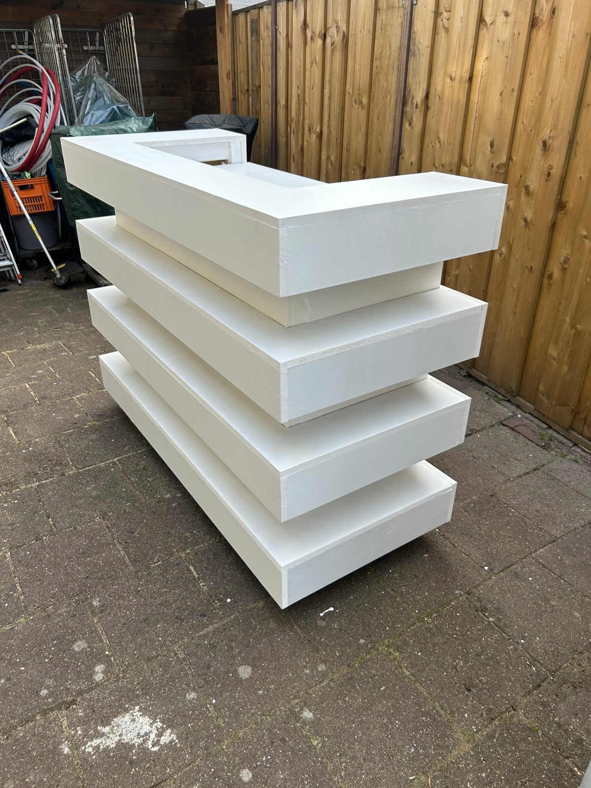 Dj booth wit met ledverlichting. €499, Ophalen, Zo goed als nieuw, Licht
