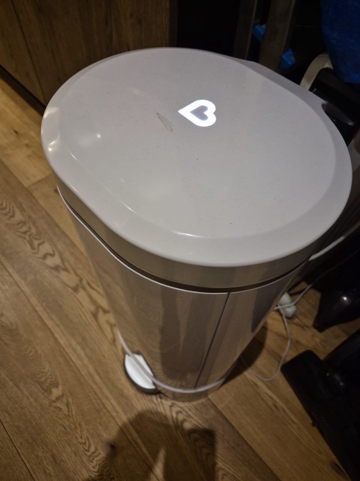 Munchkin UV diaper pail, Ophalen, Overige typen, Wit, Sluiting