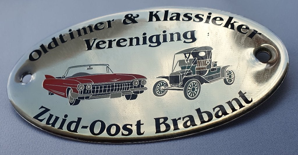 Grille badge - Oldtimer & Klassieker Vereniging ZO Brabant, Verzenden, Gebruikt, Auto's