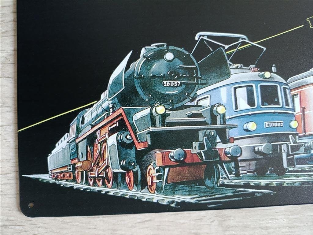 Trix Express || Metalen Modeltrein Wandbord Poster, Wisselstroom, Verzenden, Märklin, Nieuw