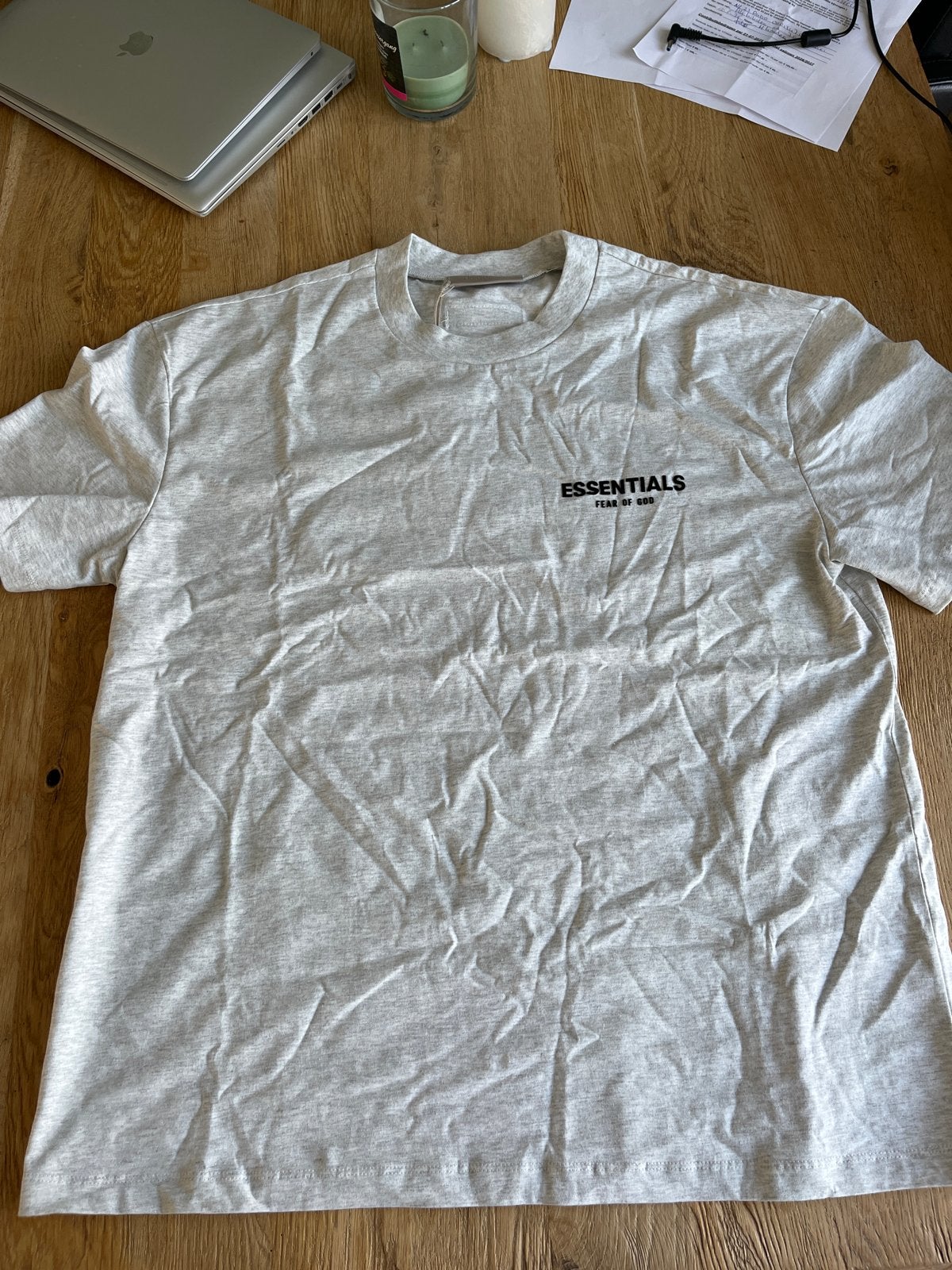 Essentials Fear of God T-shirt Maat L, Ophalen of Verzenden, Nieuw, Maat 52/54 (L), Grijs