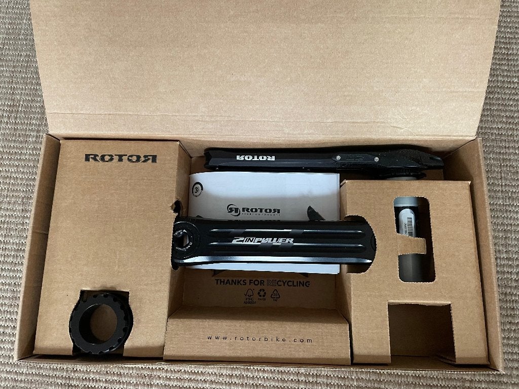 Rotor 2Inpower SL Road vermogensmeter 170mm nieuw, Ophalen of Verzenden, Nieuw, Crankstel of Pedalen, Aluminium