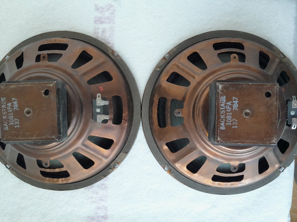Peavey Square-Magnet Vintage Speaker Set 10" - Qotsa, Stoner, Verzenden, Gebruikt, Minder dan 60 watt, Overige merken