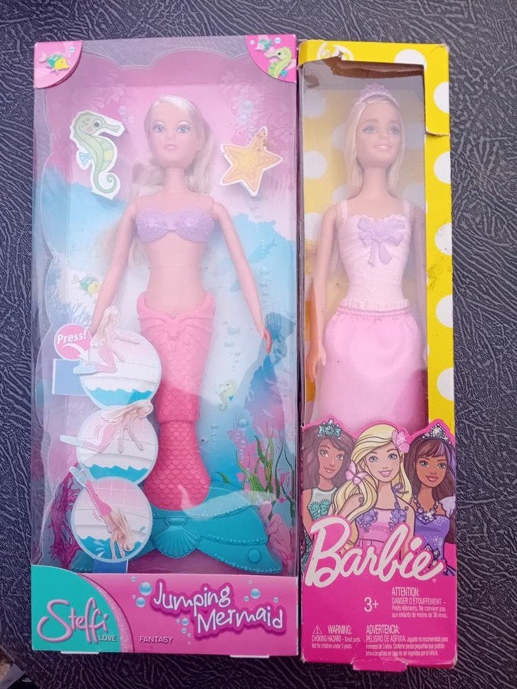 Barbie en Steffi Love Zeemeermin Poppen (Nieuw), Ophalen of Verzenden, Nieuw, Barbie
