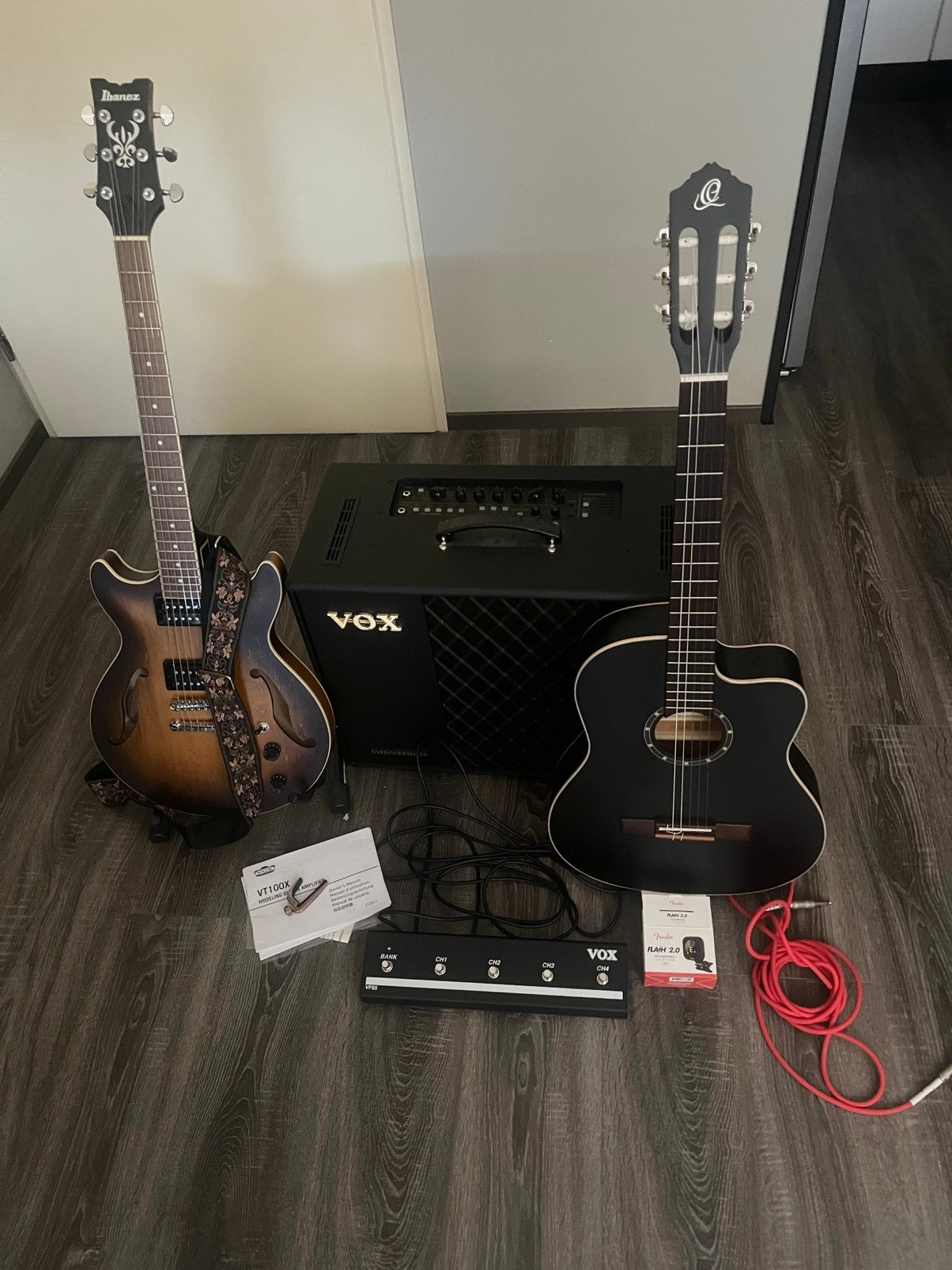 Complete gitaar-set, Met versterker, Zo goed als nieuw, Solid body, Ophalen