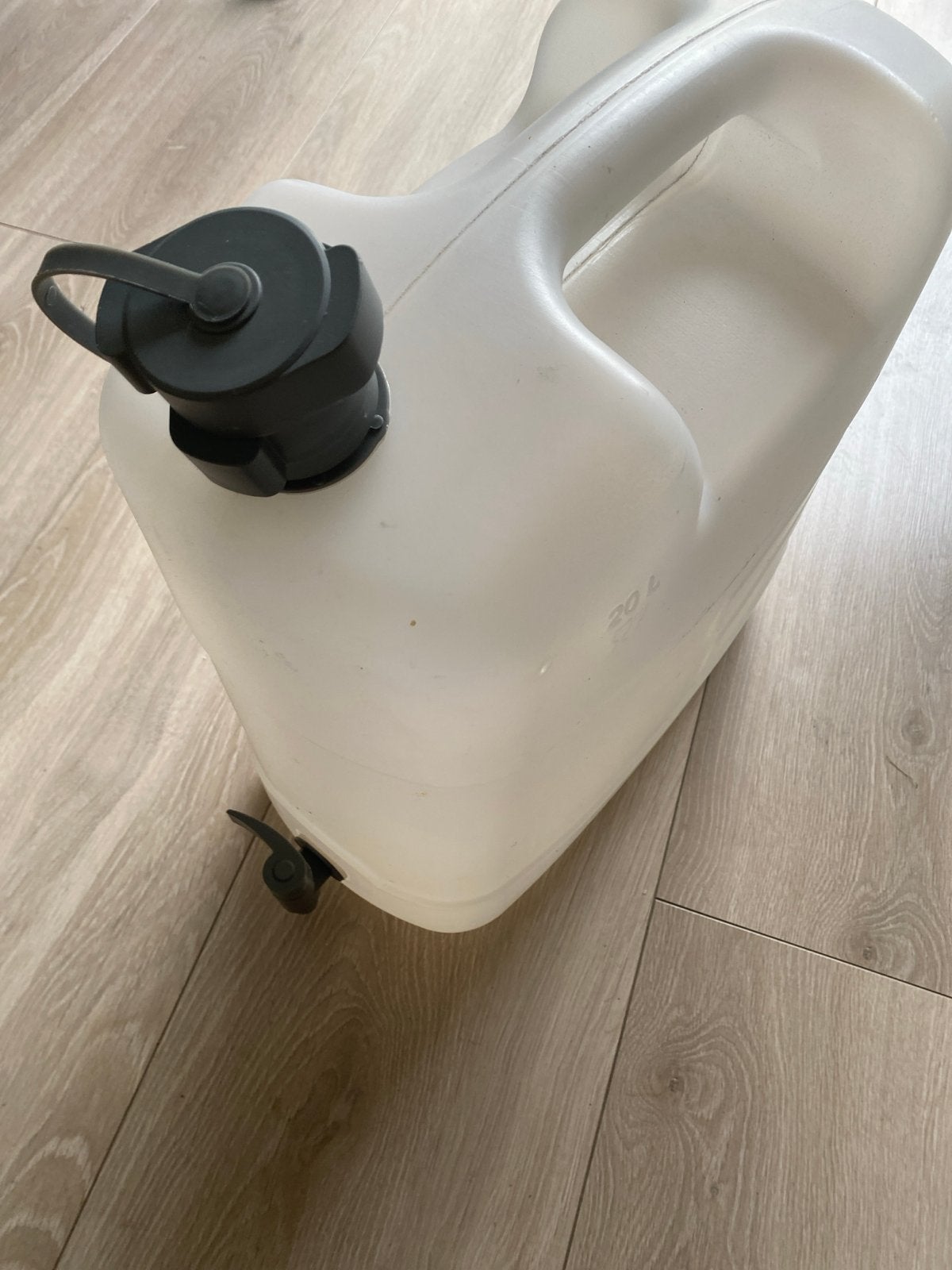 20L Jerrycan met kraantje en vulslang, Ophalen, Gebruikt