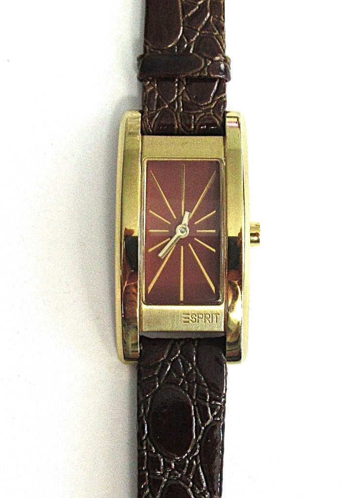 ESPRIT Japans vintage quartz dameshorloge., Ophalen of Verzenden, Gebruikt, Staal, Esprit
