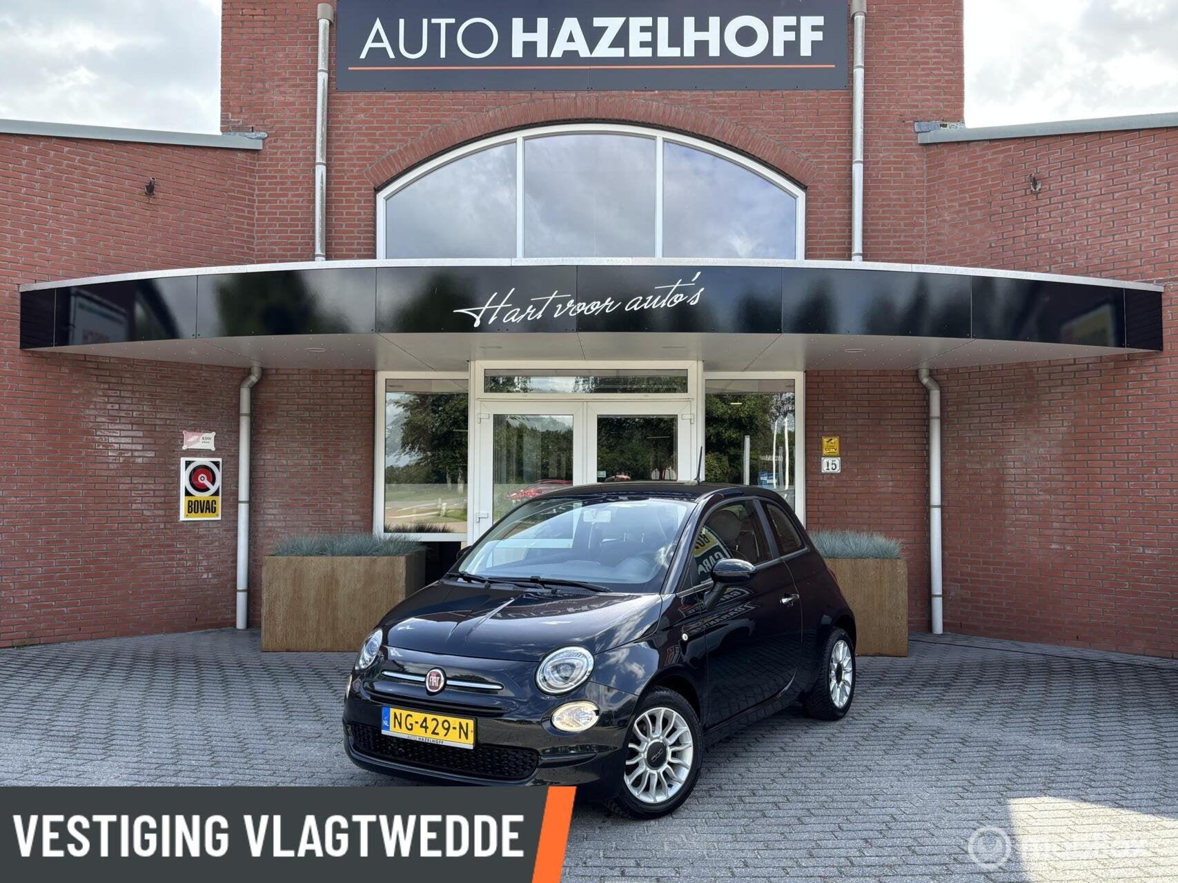 Fiat 500 0.9 TwinAir Turbo Popstar | Trekhaak! | Cruise Cont, Voorwielaandrijving, Stof, Gebruikt, Origineel Nederlands