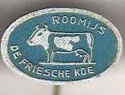 Speldje ROOMIJS DE FRIESCHE KOE IJSFABRIEK LEEUWARDEN (A1), Ophalen of Verzenden, Gebruikt, Overige onderwerpen