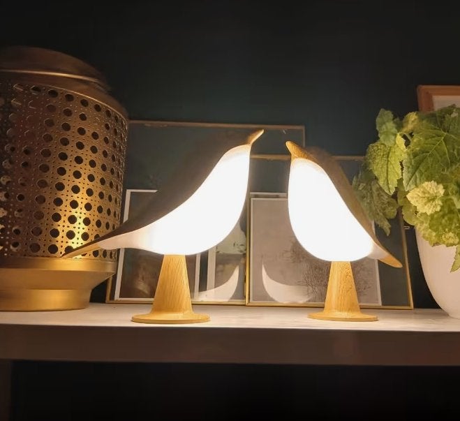 2 Tafellampen Scandinavische stijl, Ophalen of Verzenden, Nieuw, Hout