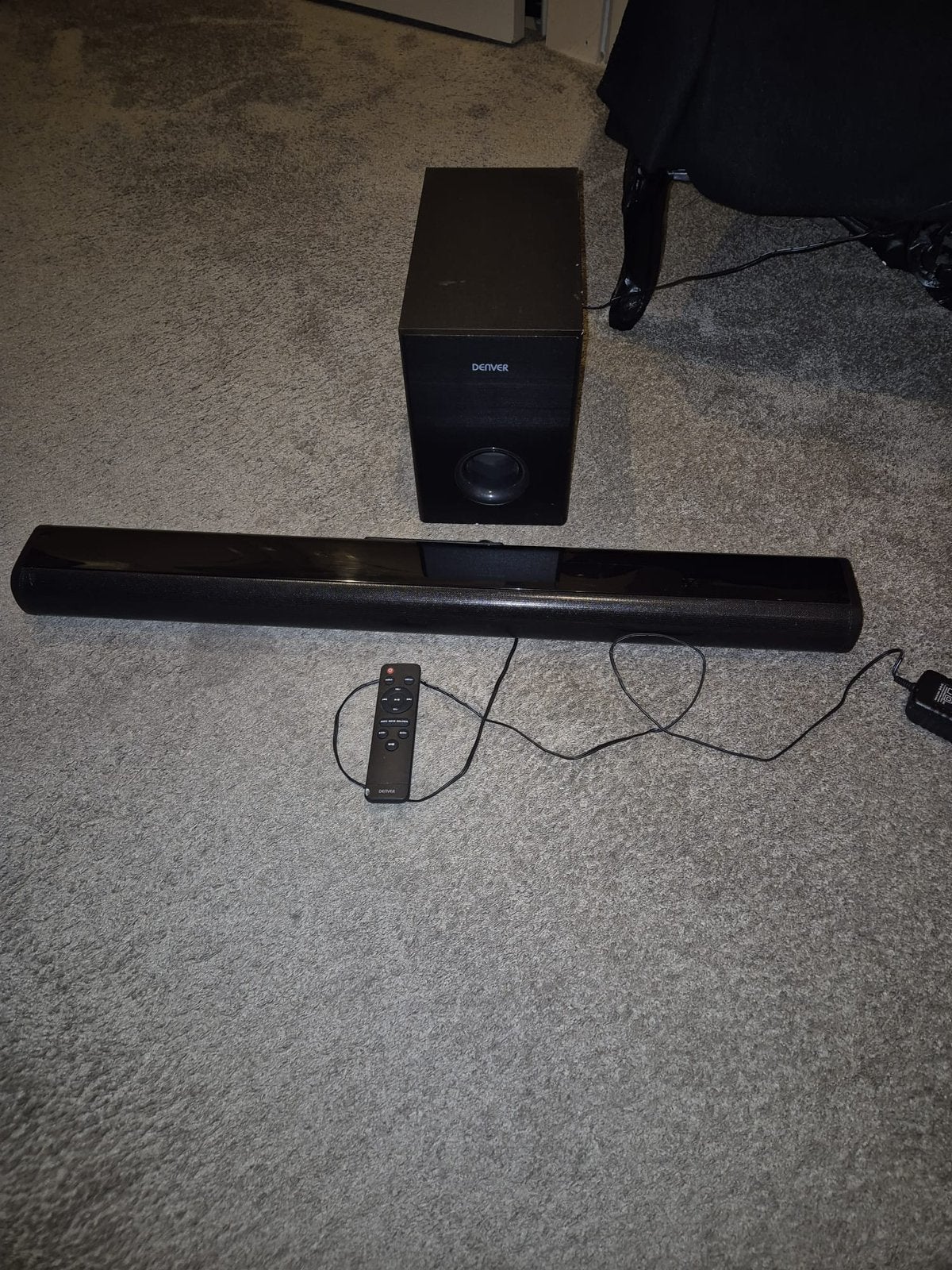 Denver Bluetooth Soundbar met Subwoofer, Ophalen of Verzenden, Bluetooth, Zo goed als nieuw