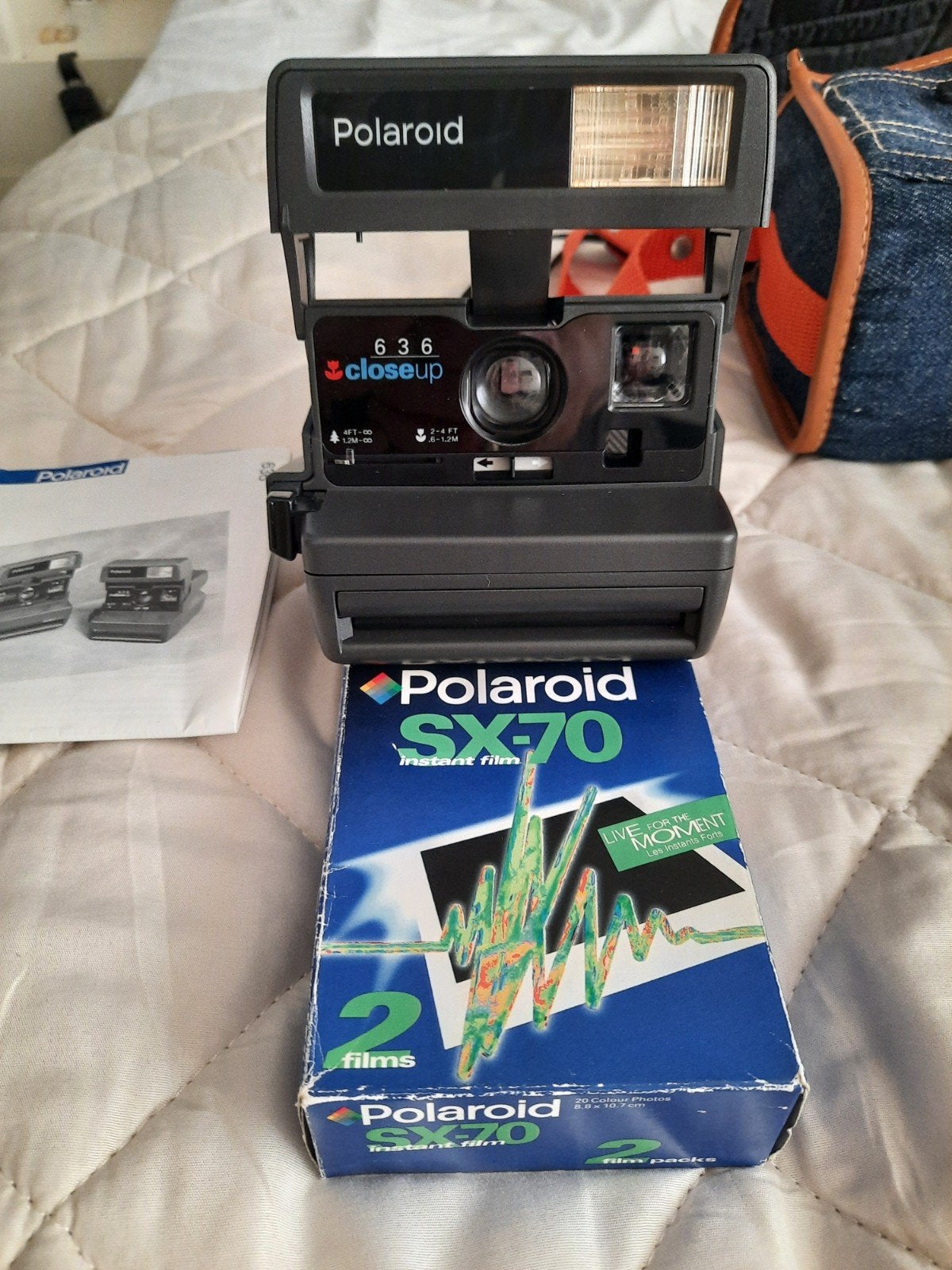 Polaroid 636 Close-up Instant Camera met tas en handleiding, Ophalen of Verzenden, Gebruikt, Polaroid, Polaroid