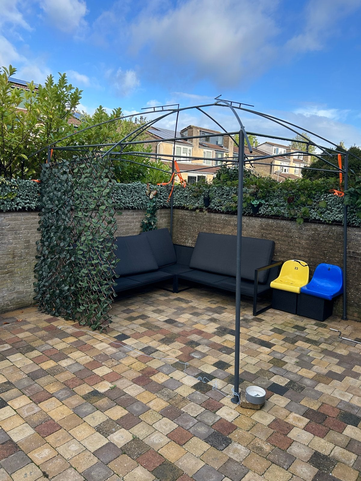 Partytent frame met doek en zijkanten 3mx3m, Gebruikt, Partytent, 4 tot 6 meter, 5 tot 8 meter