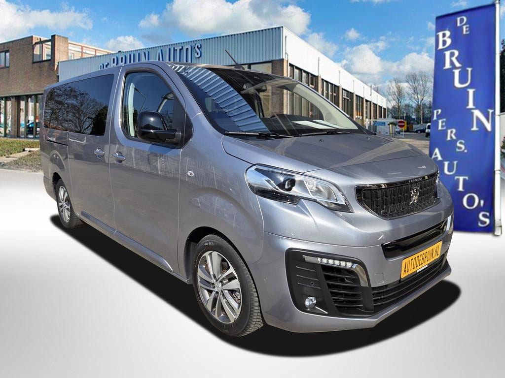 Peugeot e-Traveller 75 kWh Allure VIP Lederen bekleding 7 Pe, Auto's, Peugeot, 136 pk, Gebruikt, Zwart, Overige carrosserieën