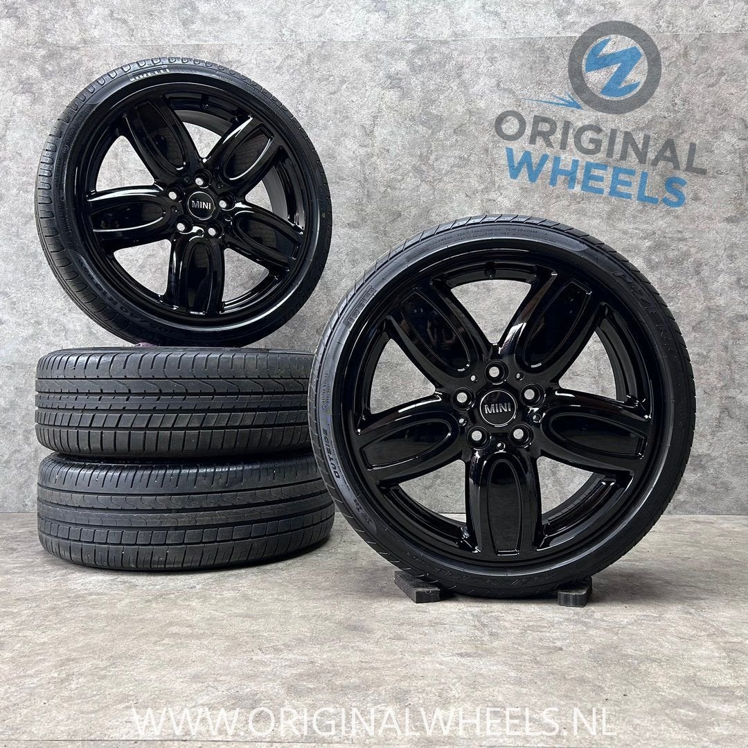 18 inch originele Cup Spoke velgen + zomerbanden Mini  563, 18 inch, Gebruikt, -, -