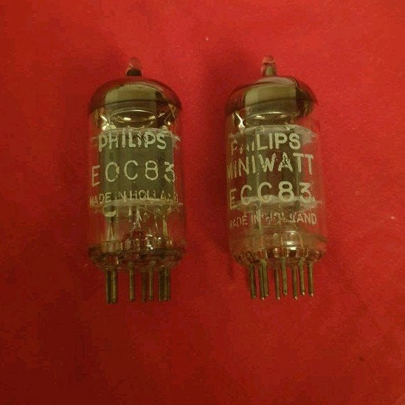 Setje Philips Miniwatt ECC83 buizen, getest op Funke W19S, Ophalen of Verzenden