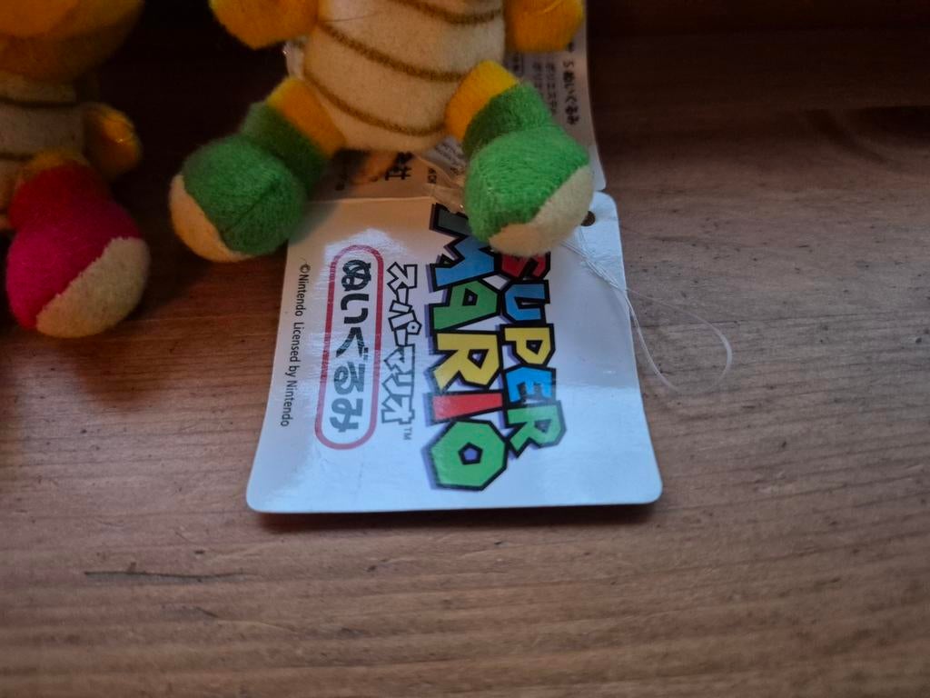 2x Koopa sleutelhanger knuffeltjes mario, Ophalen of Verzenden