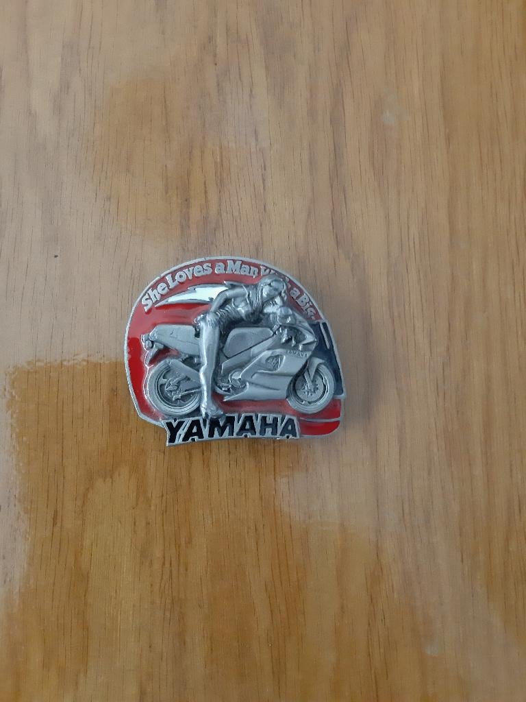 Te koop: riemgesp Yamaha., Kleding | Heren, Riemen en Ceinturen, Ophalen, Losse buckle of gesp, Onbekend, Minder dan 95 cm