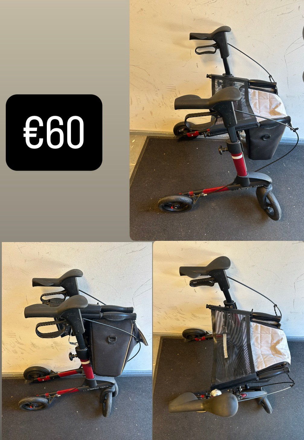 Rollator aluminium vanaf €50, Diversen, Ophalen, Gebruikt
