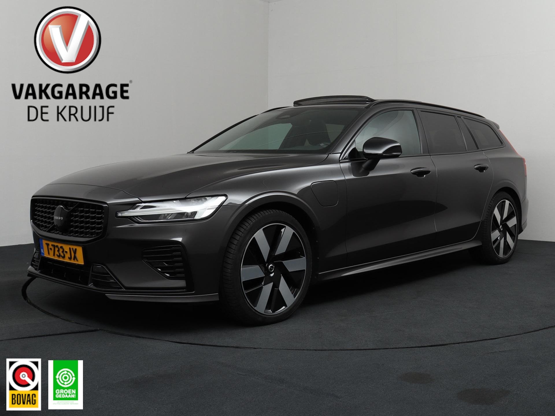 Volvo V60 2.0 T6 Plug-in hybrid AWD Plus Dark Longe Range! |, Automaat, Dealer onderhouden, Gebruikt, Euro 6