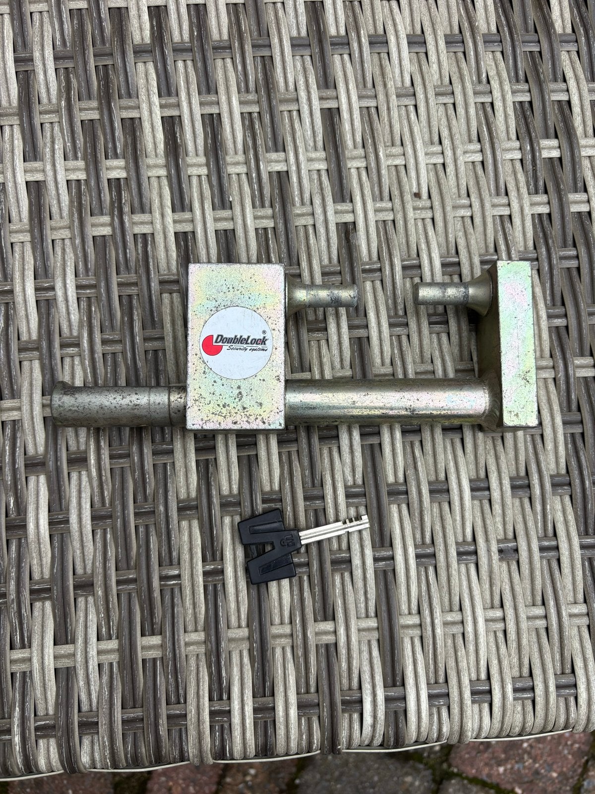 Double Lock slot met 1 sleutel, Ophalen of Verzenden, Gebruikt