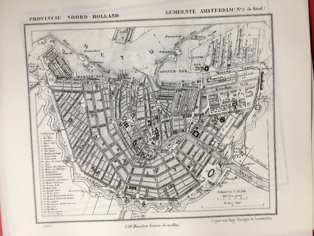 Gemeente kaarten van Noord-Holland. Aalsmeer t/m Zwaag. 1869, Boeken, 2000 tot heden, Ophalen of Verzenden, Nederland, Landkaart