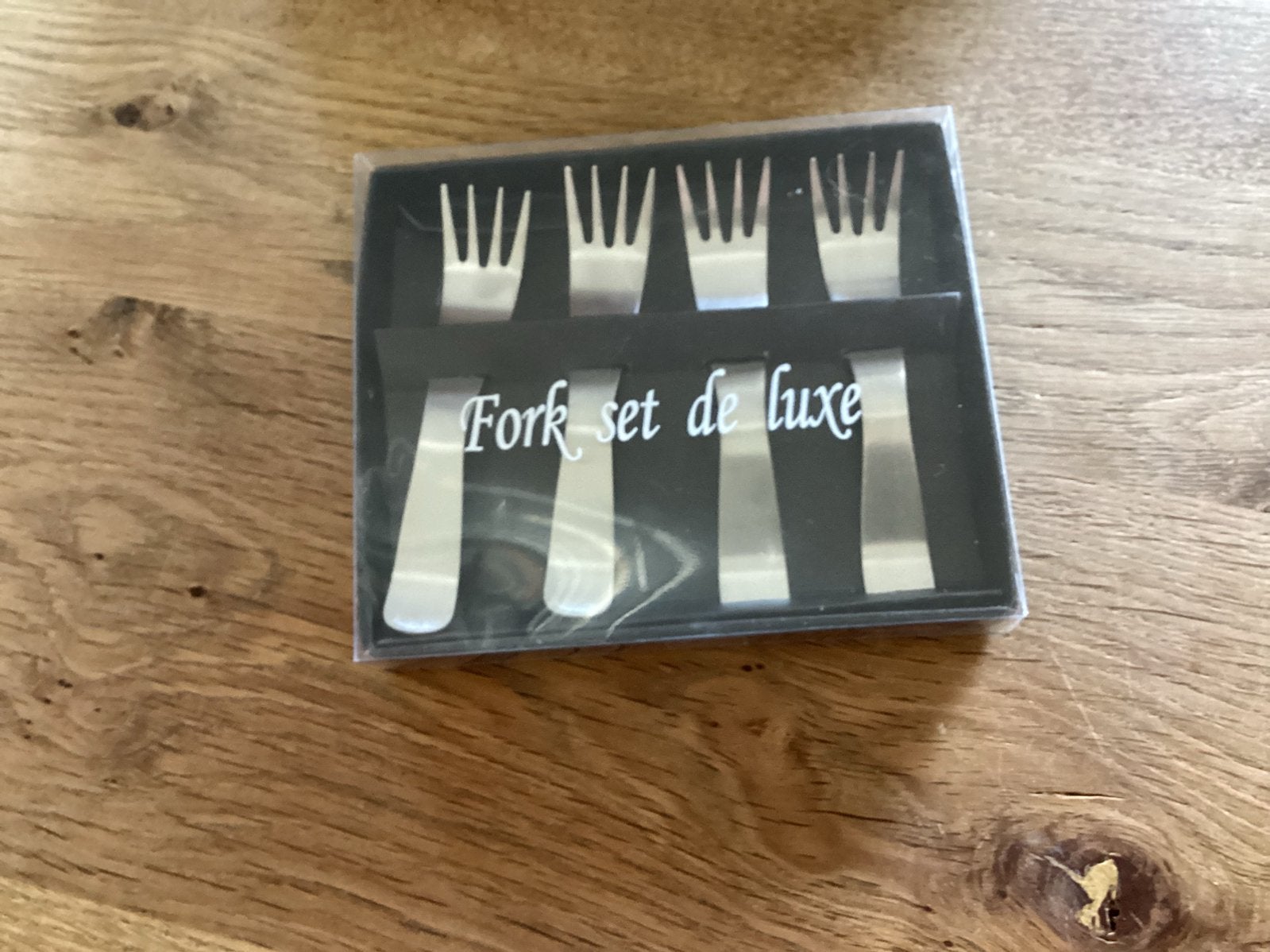 Vorkjes, Verzenden, Zo goed als nieuw, Rvs of Chroom